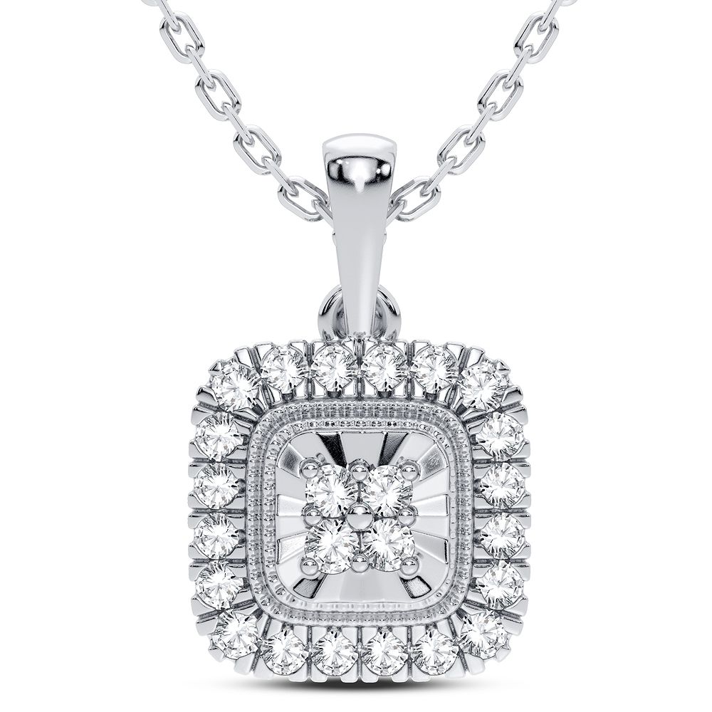 14K 0.16CT DIAMOND PENDANT