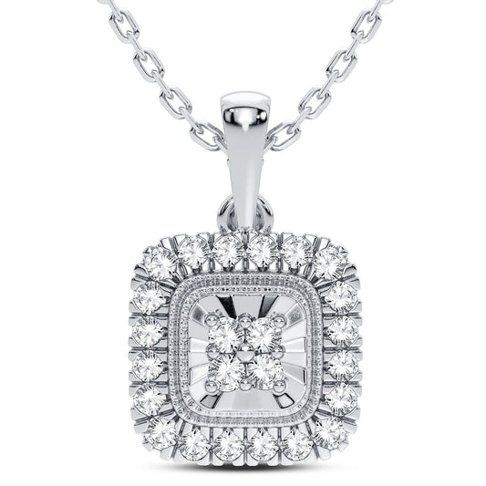 14K 0.16CT DIAMOND PENDANT