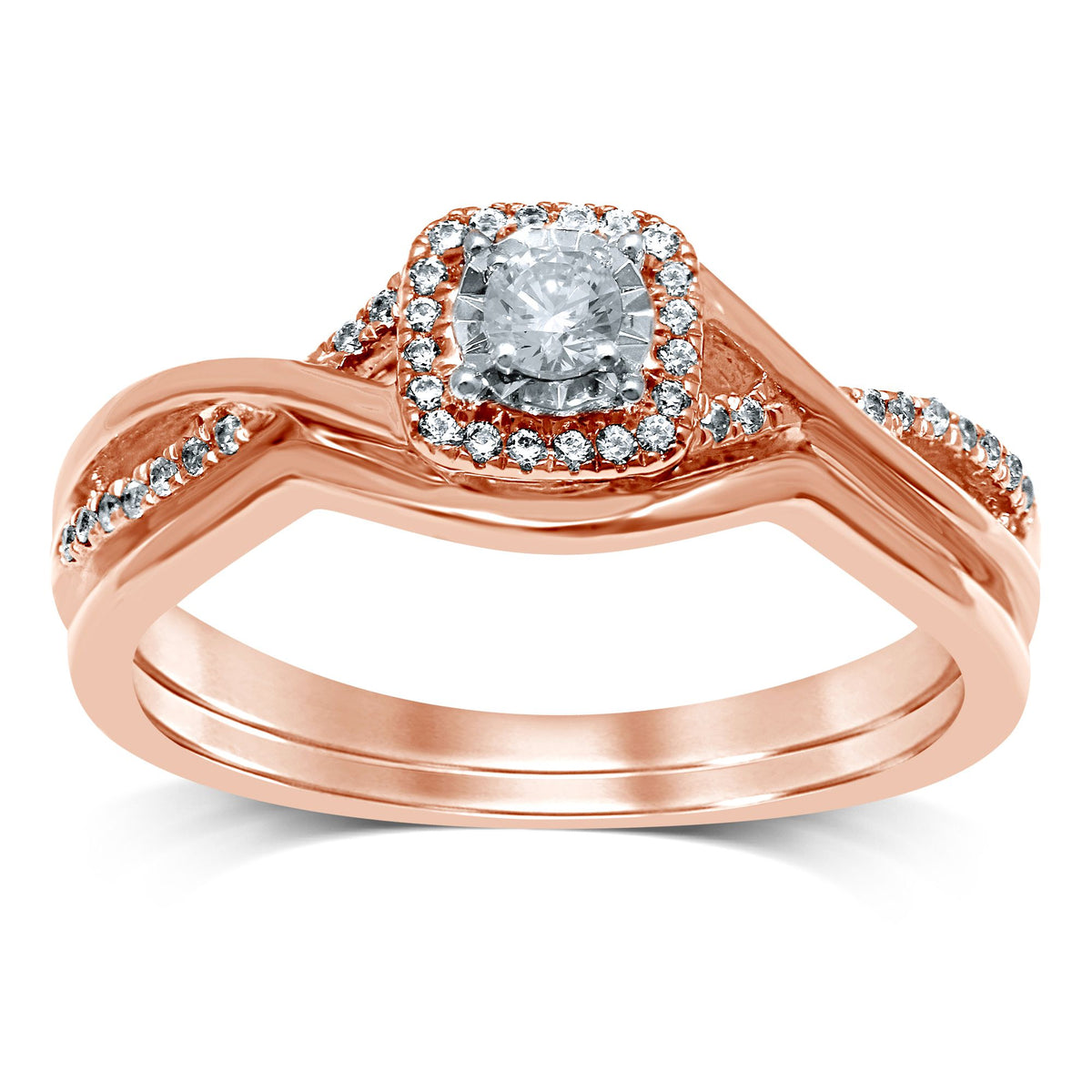 14K 0.20CT Diamond BRIDAL IRNG