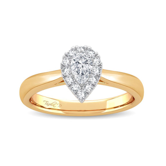 14K 0.33ct Diamond Promise Ring