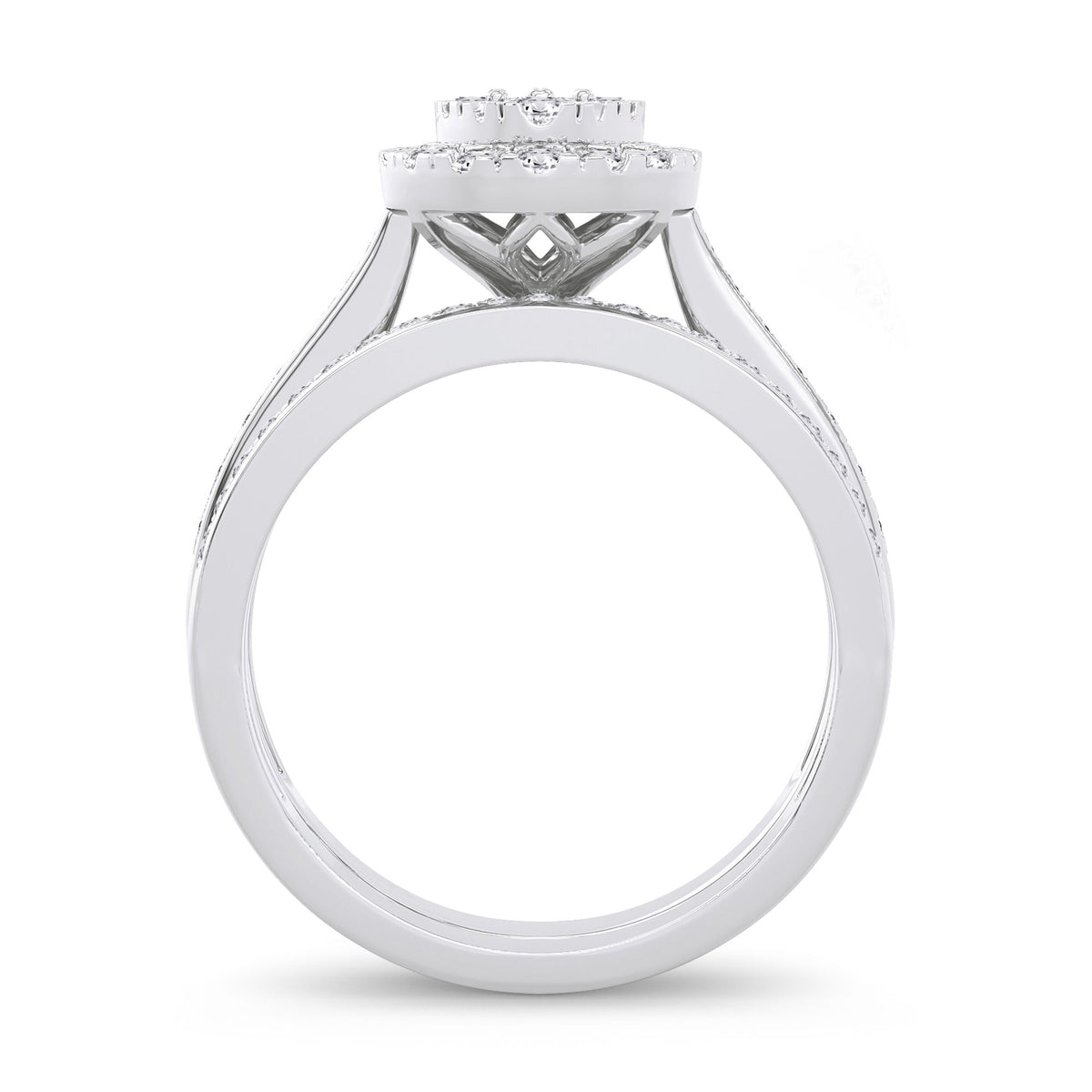 14K 1.00ct Diamond Bridal Ring