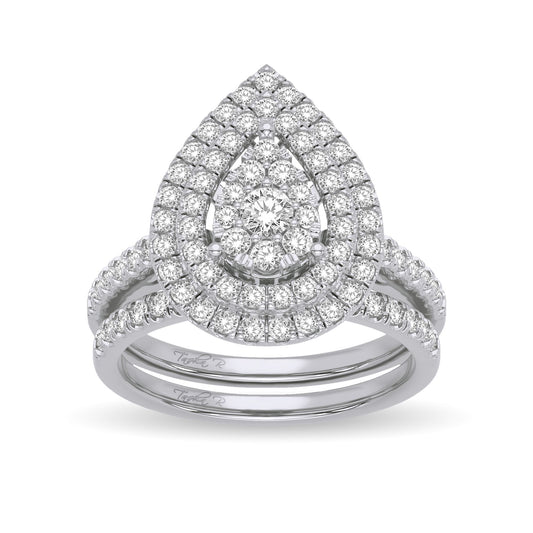 14K 1.00ct Diamond Bridal Ring