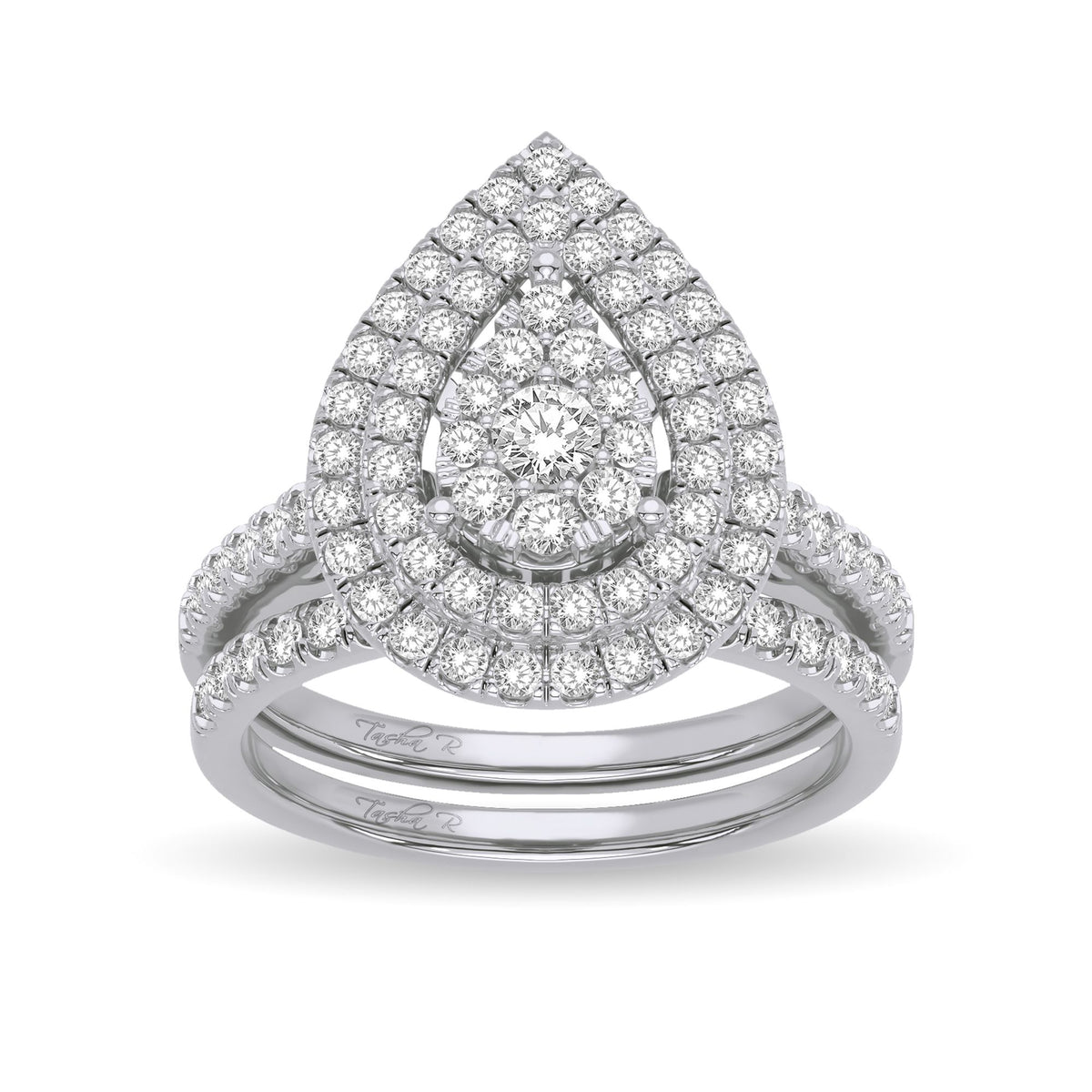 14K 1.00ct Diamond Bridal Ring
