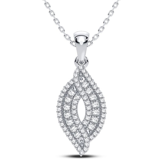 14K 0.33CT DIAMOND PENDANT