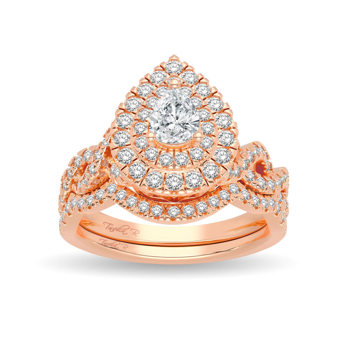 14K 1.00CT Diamond Bridal Ring
