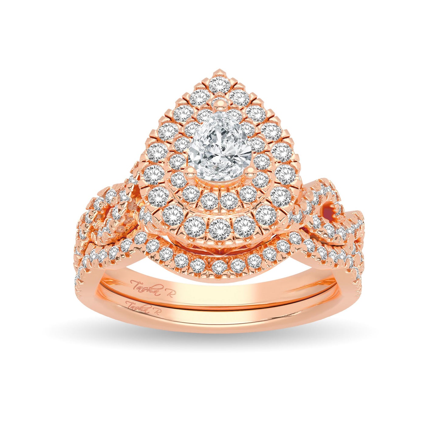 14K 1.00CT Diamond Bridal Ring