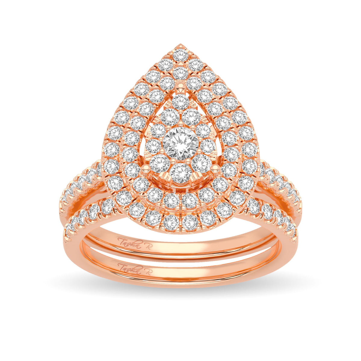 14K 1.00CT Diamond Bridal Ring