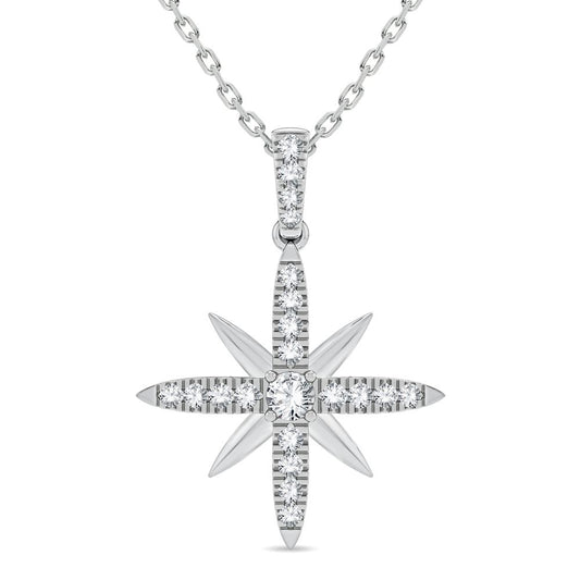 14K 0.40CT Diamond Pendant