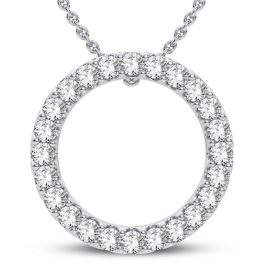 14K 0.34CT Diamond Pendant
