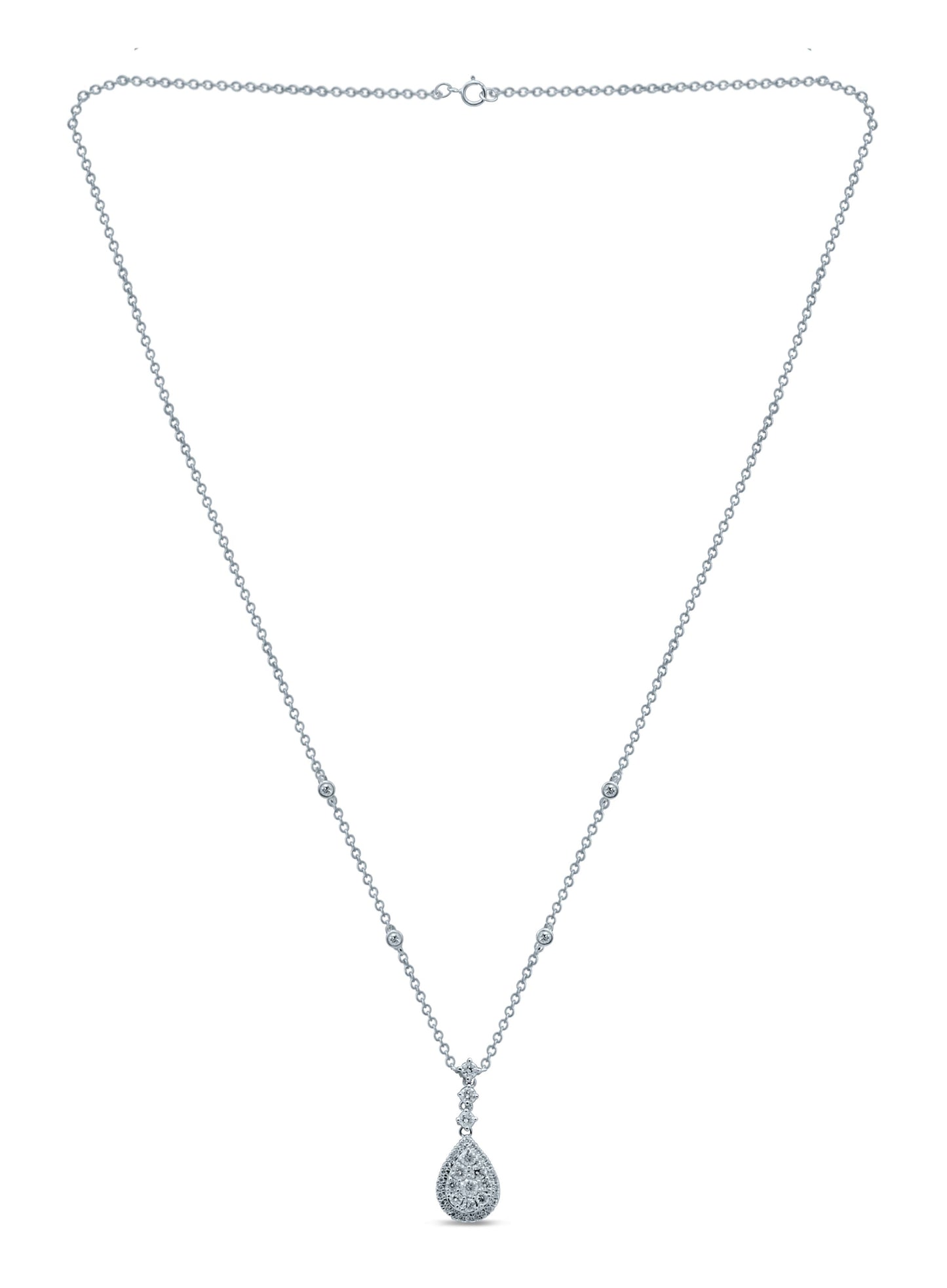 14K 1.00CT Diamond NECKLACE