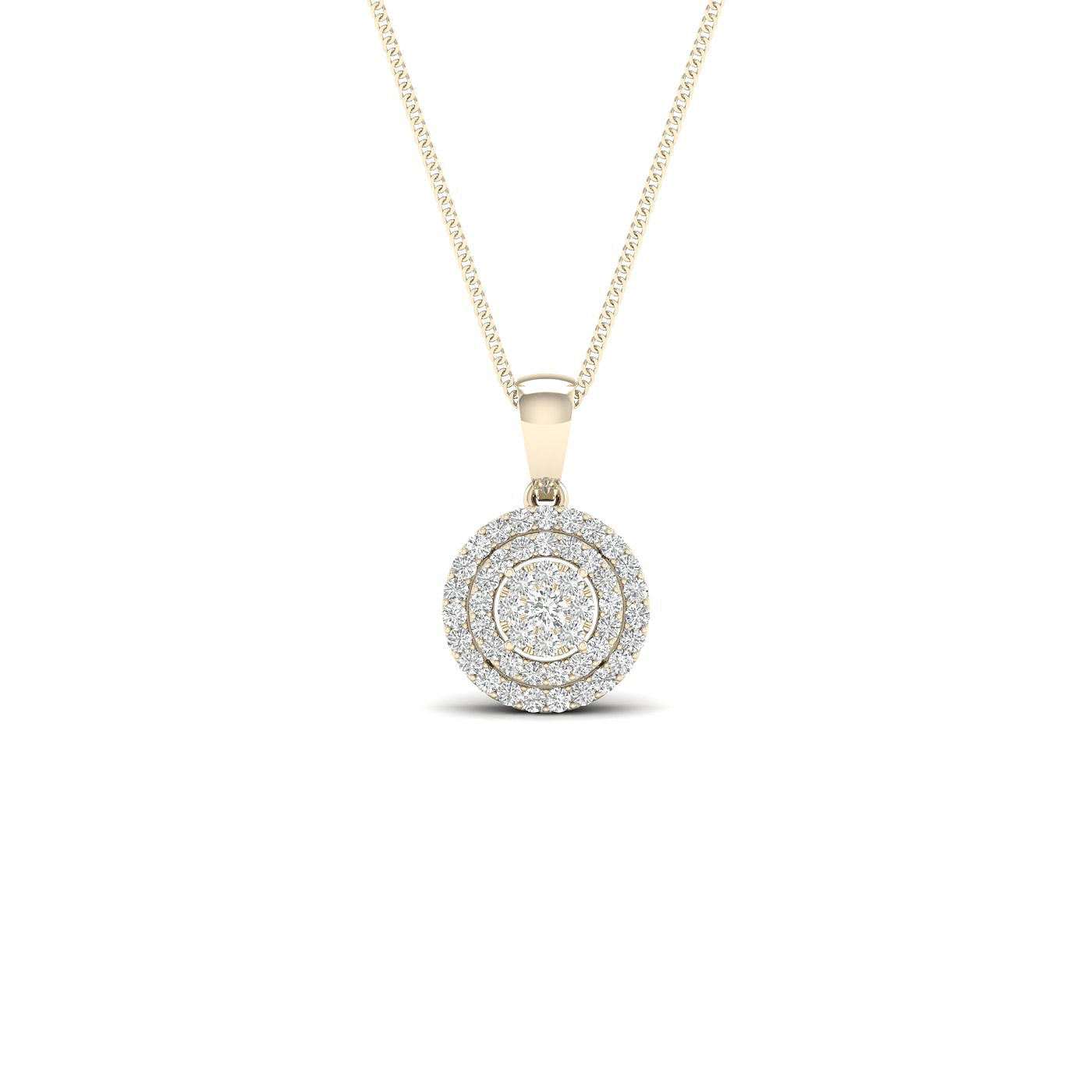 10K 0.13CT Diamond Pendant