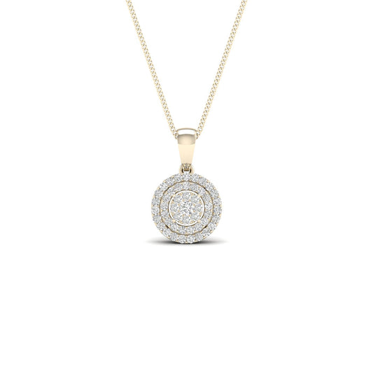 10K 0.13CT Diamond Pendant