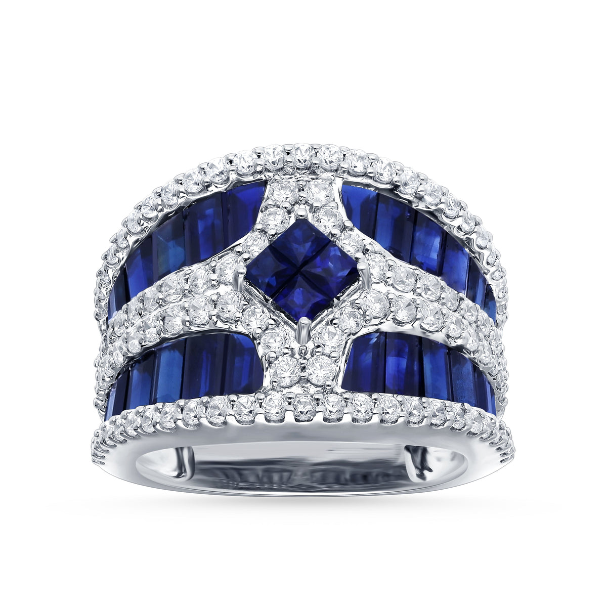 14K 1.21CT Diamond SAPPHIRE RING