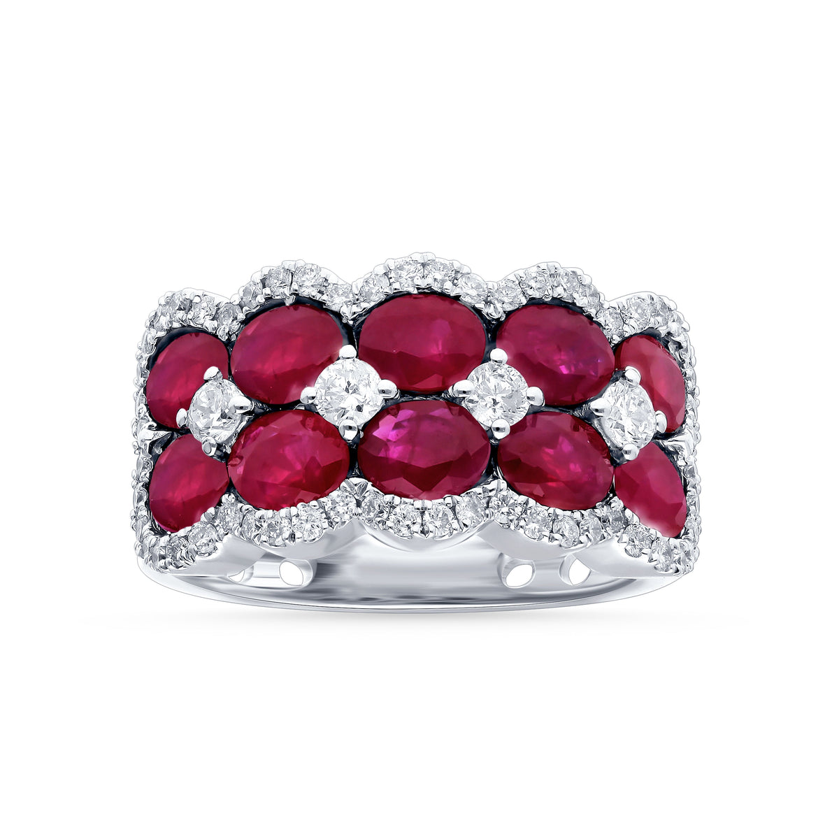14K 0.69CT Diamond RUBY RING