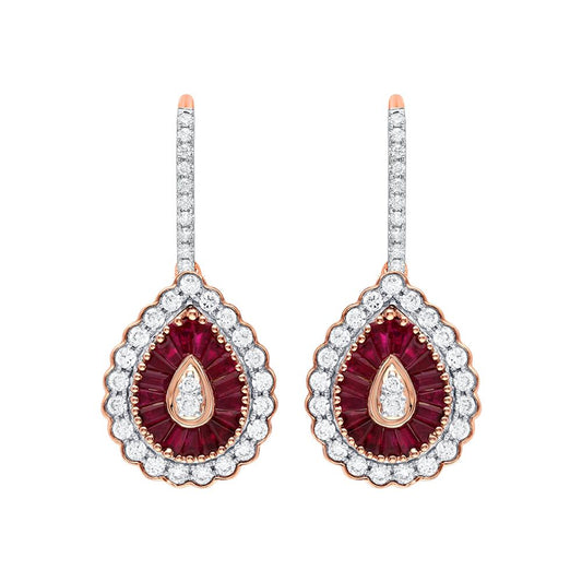 14K 1.00CT Diamond Earring