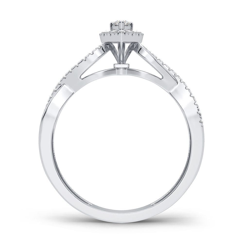 10K 0.20CT Diamond Ring