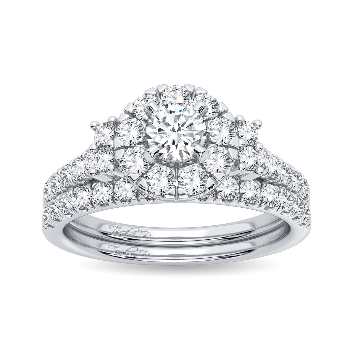 14K 1.00CT Diamond Bridal Ring
