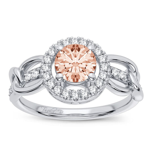 14k 0.20ct Morganite Ring