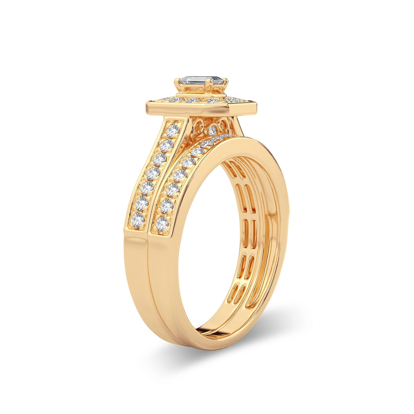 14K 0.68CT Diamond Bridal Ring