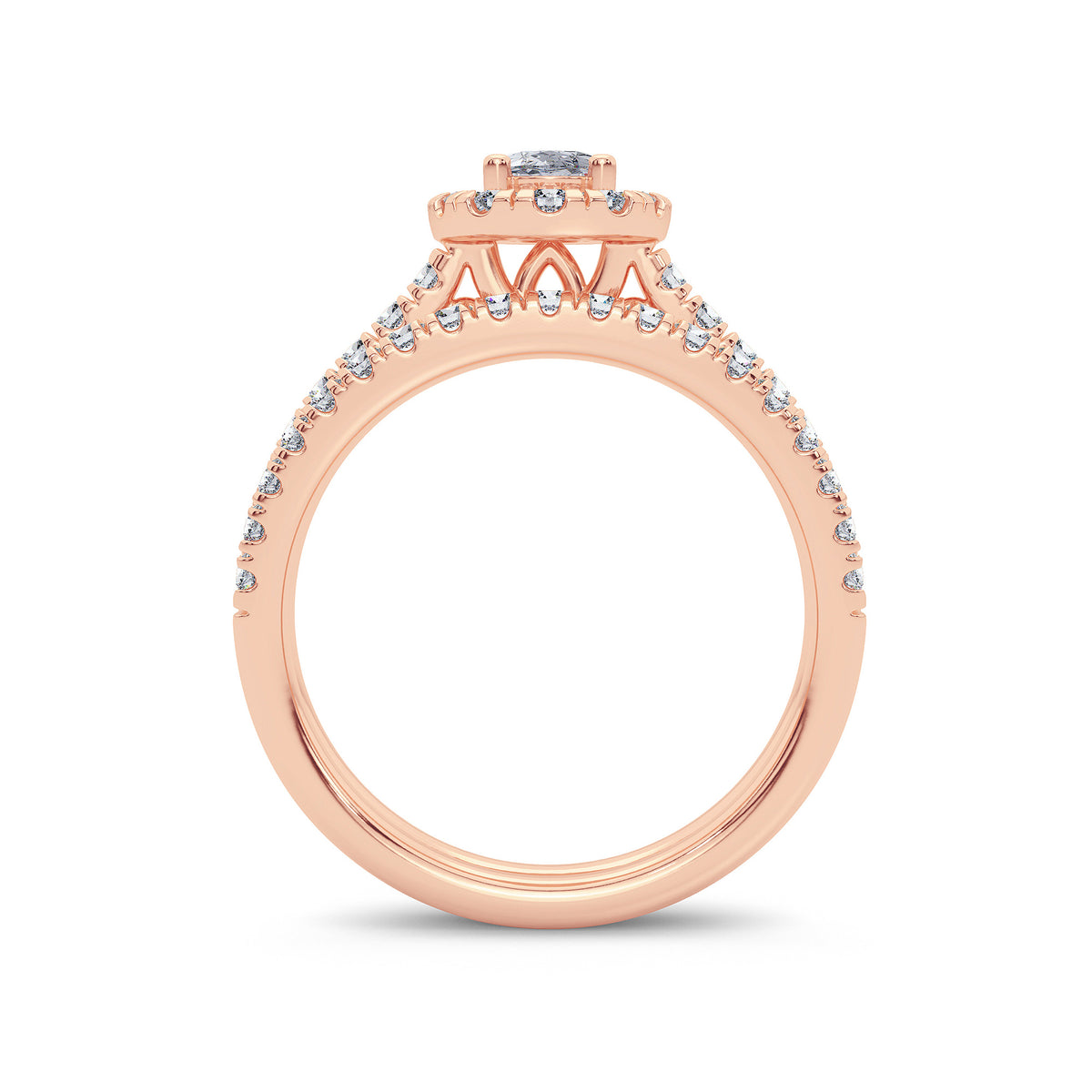 14K 1.00CT Diamond Bridal Ring