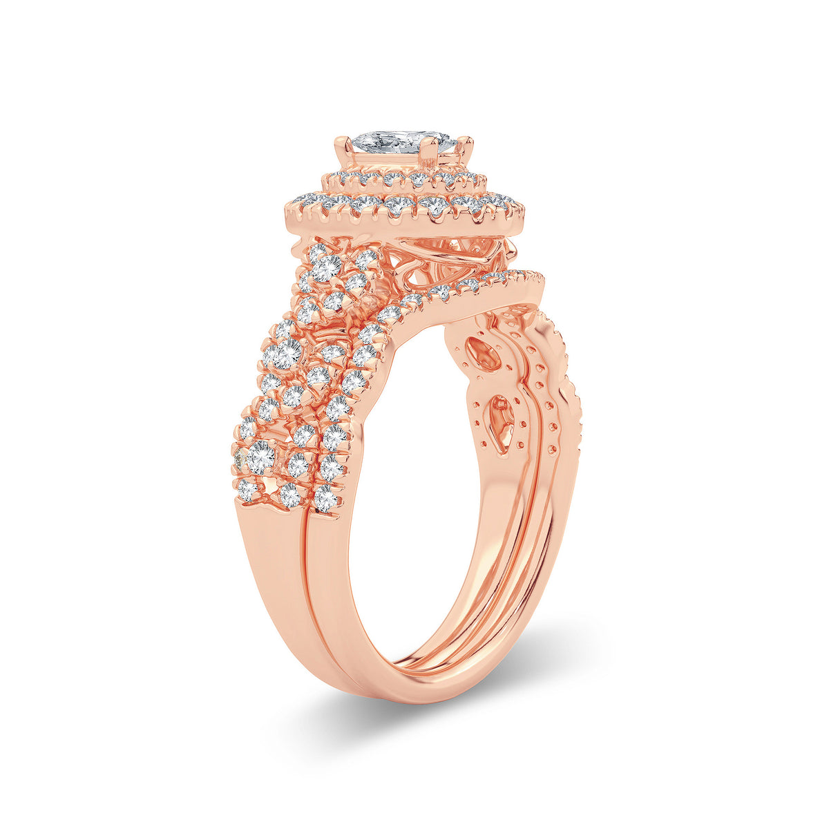 14K 1.00CT Diamond Bridal Ring