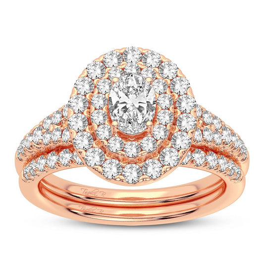 14K 1.00CT Diamond Bridal Ring