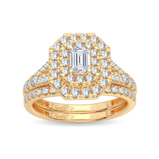 14K 1.00CT Diamond Bridal Ring