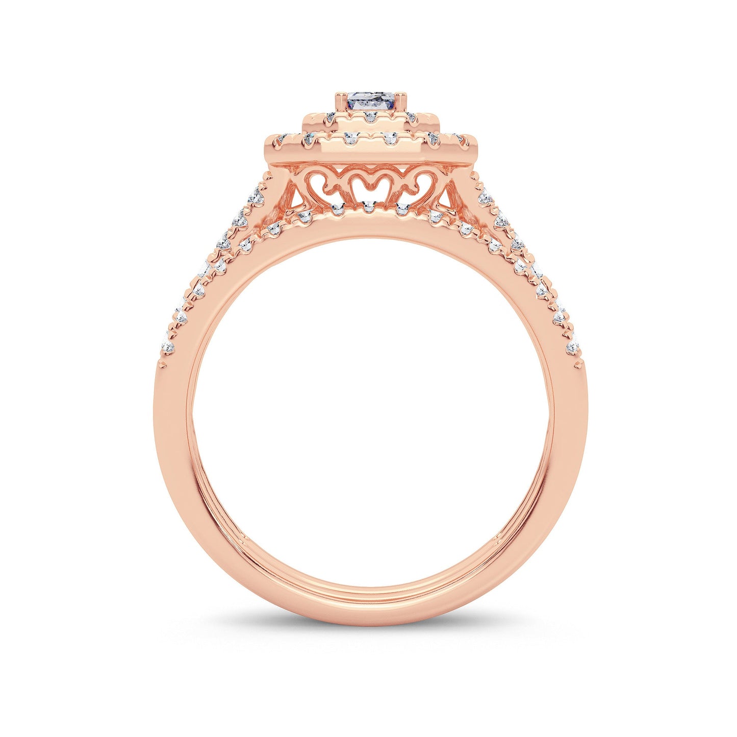 14K 1.00CT Diamond Bridal Ring