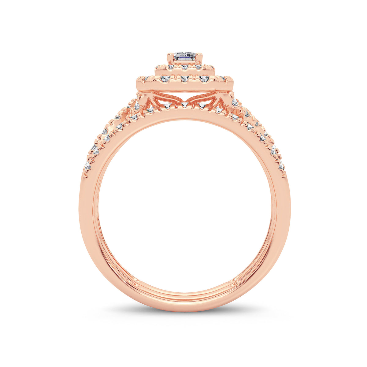 14K 1.00CT Diamond Bridal Ring