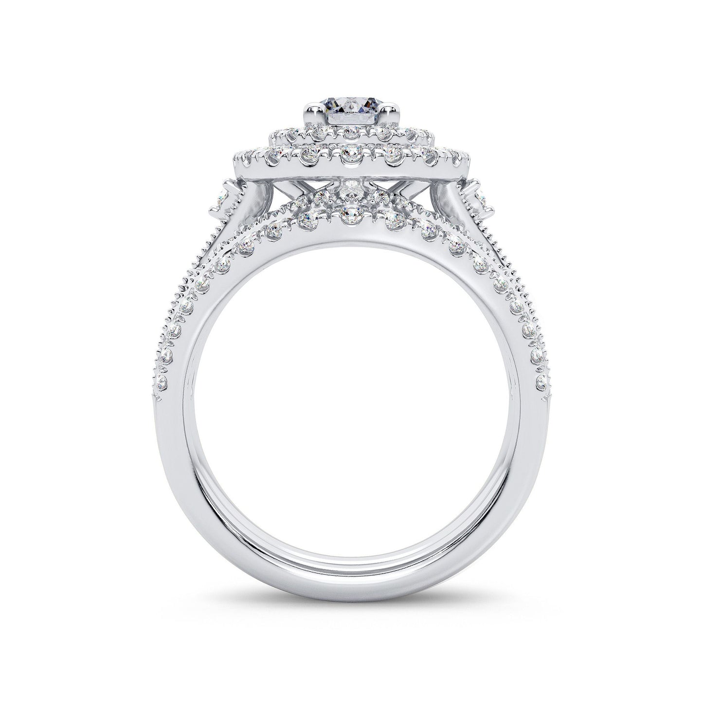 14K 2.00ct Diamond Bridal Ring