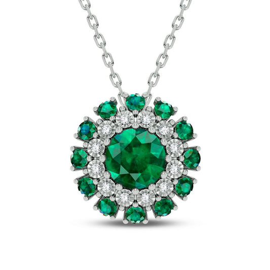 14K 0.04CT DIAMOND PENDANT