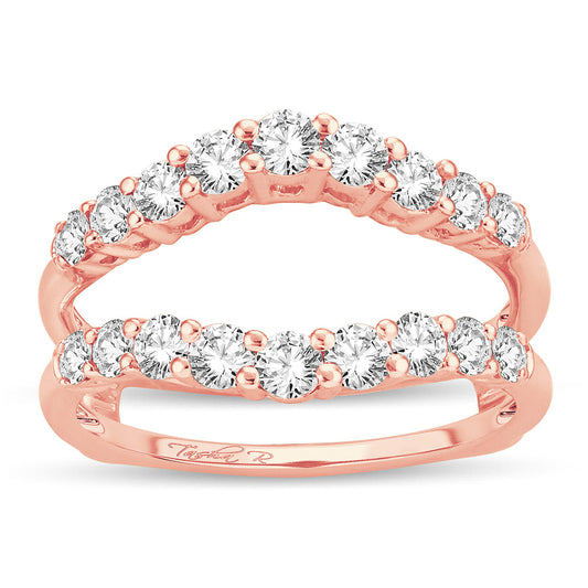 14K 1.00CT Diamond RING GUARD