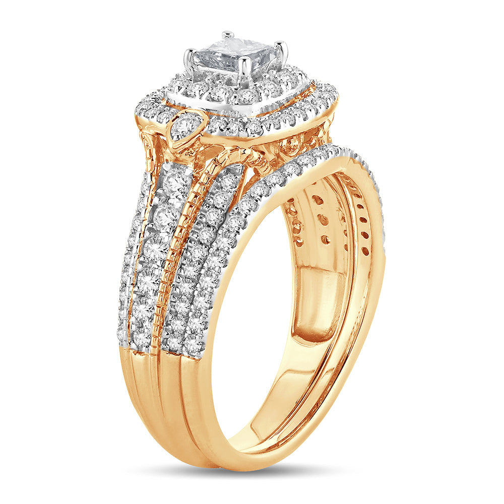 14K 1.00CT Diamond BRIDAL RING