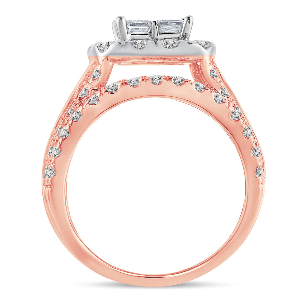 14K  4.00CT    Bridal Diamond  Ring