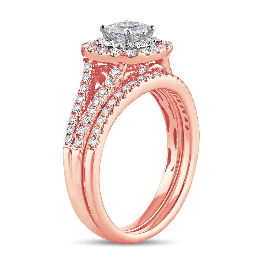 14K 1.00CT DIAMOND  BRIDAL RING