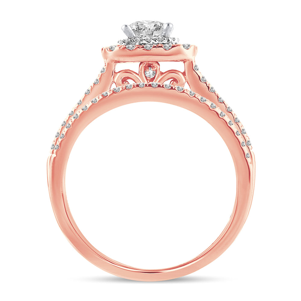 14K 1.00CT DIAMOND  BRIDAL RING