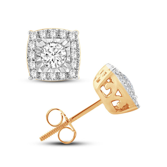 14K 0.50CT DIAM EARRING