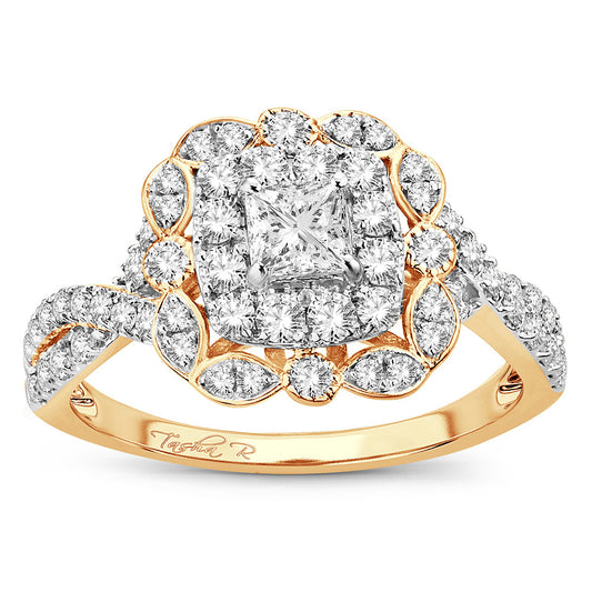 14K 1.00CT Engagement Ring