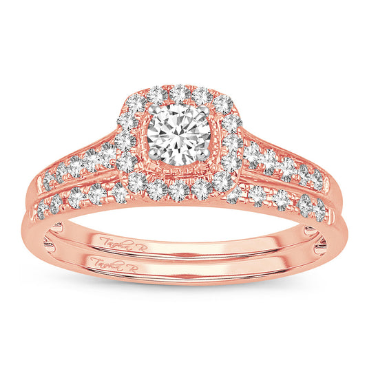14K 0.50CT DIAMOND BRIDAL RING
