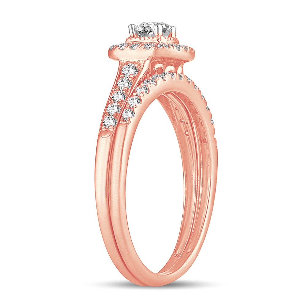 14K 0.50CT DIAMOND BRIDAL RING