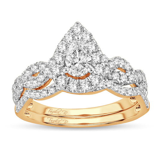 14K 1.00CT DIAMOND BRIDALRING