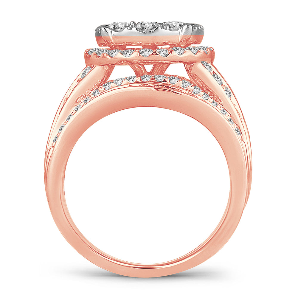 14K 2.52CT DIAMOND  BRIDAL RING