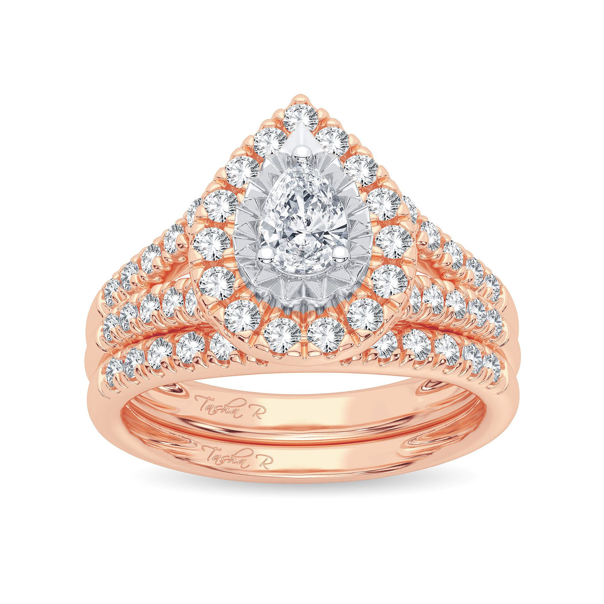 14K 1.00CT Diamond Bridal Ring