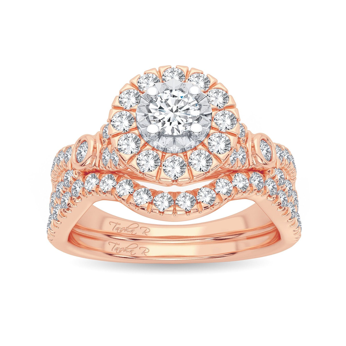 14K 1.00CT Diamond Bridal Ring