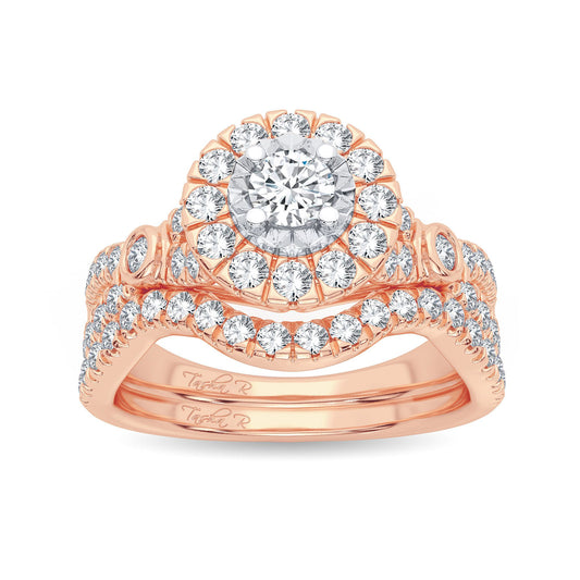14K 1.00CT Diamond Bridal Ring