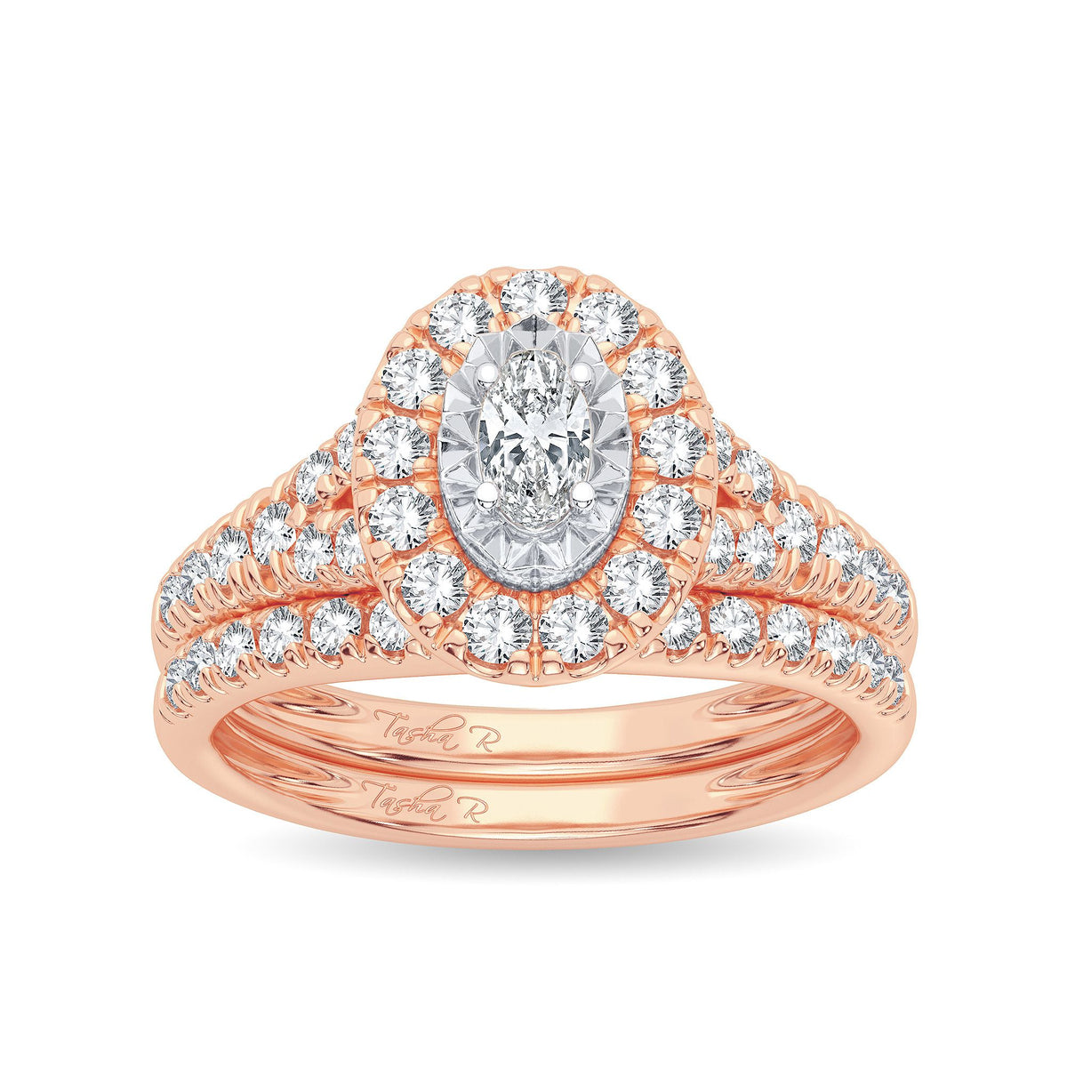 14K 1.00CT Diamond Bridal Ring