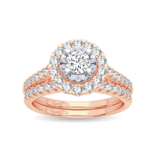 14K 1.00CT Diamond Bridal Ring