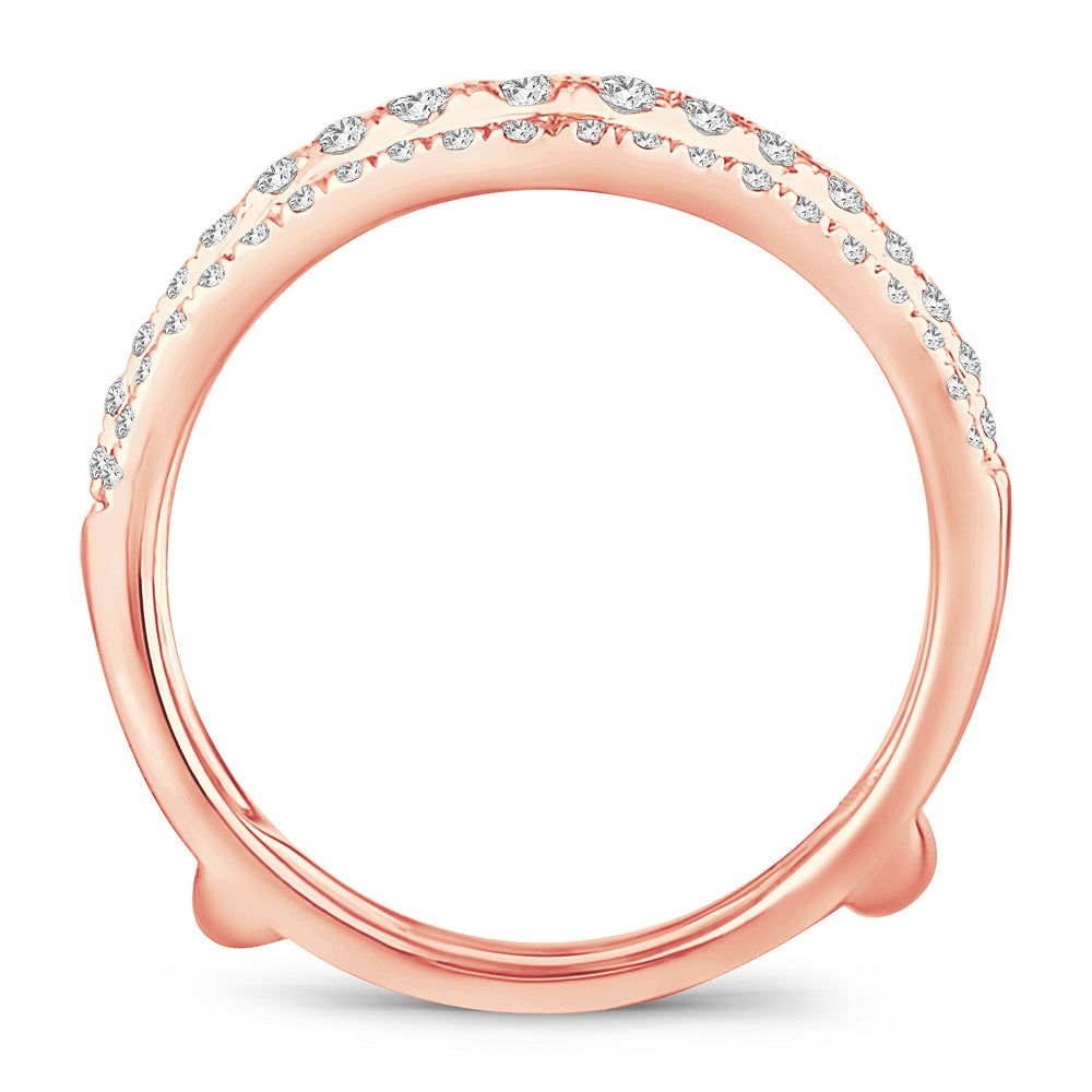 14K  1.00CT  DIAMOND  RING GUARD