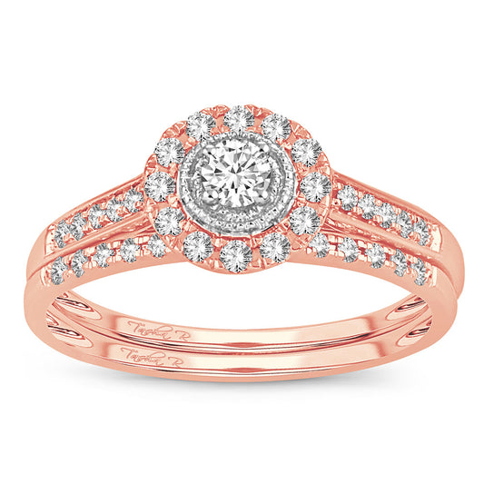 14K 0.33ct  Diamond Bridal Ring