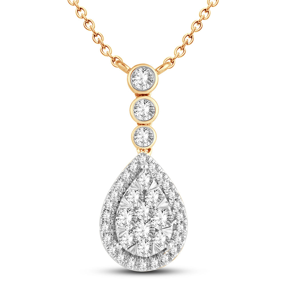 14K 2.02CT Diamond Pendant
